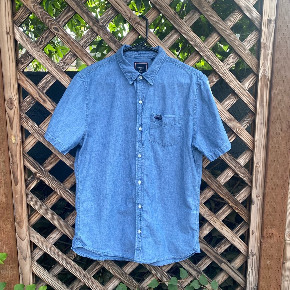 Super Dry Jean Blue Size XL Polo